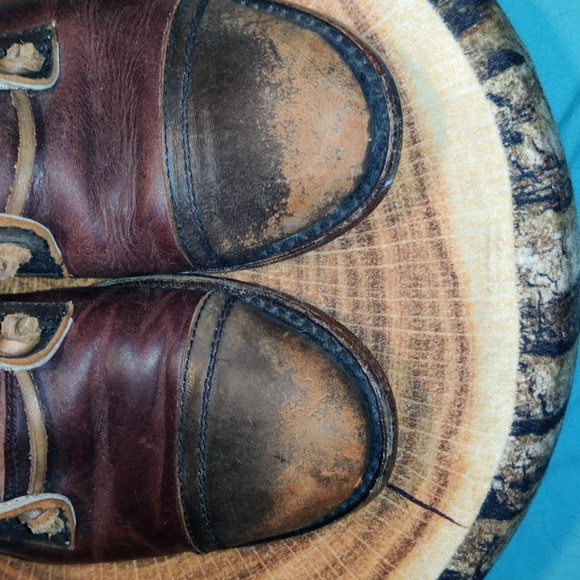 Freebird Mabel Distressed Brown Oxfords W8 - Picture 4 of 6